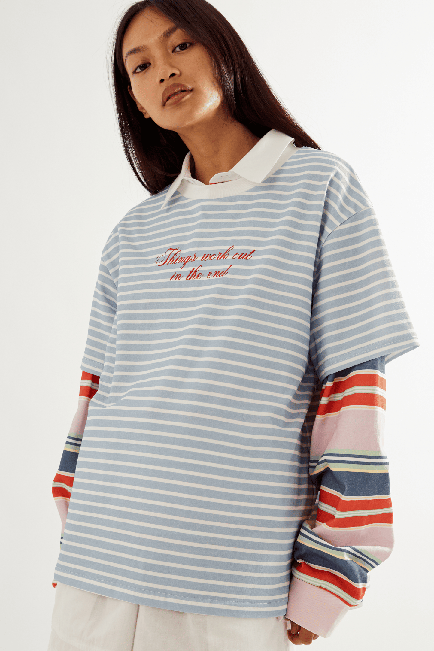 Morale T-Shirt - Baby Blue