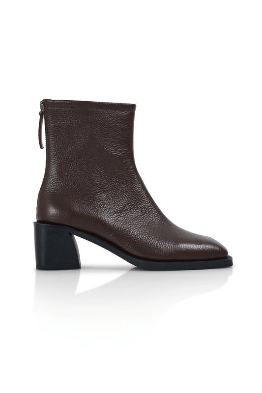 Brooklyn Square Toe Boot - Brown