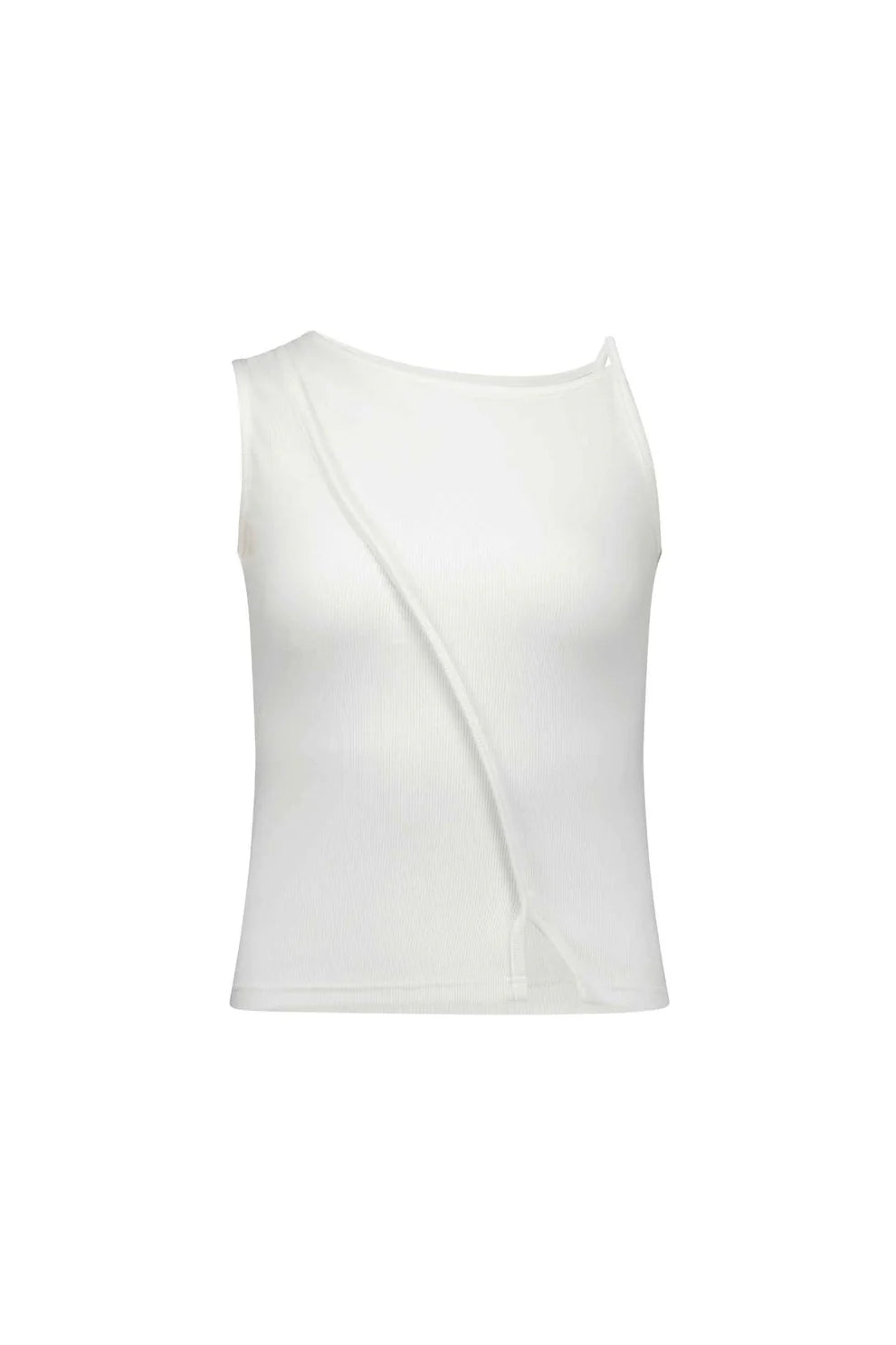 Asymmetric Pearl Tank - Natural