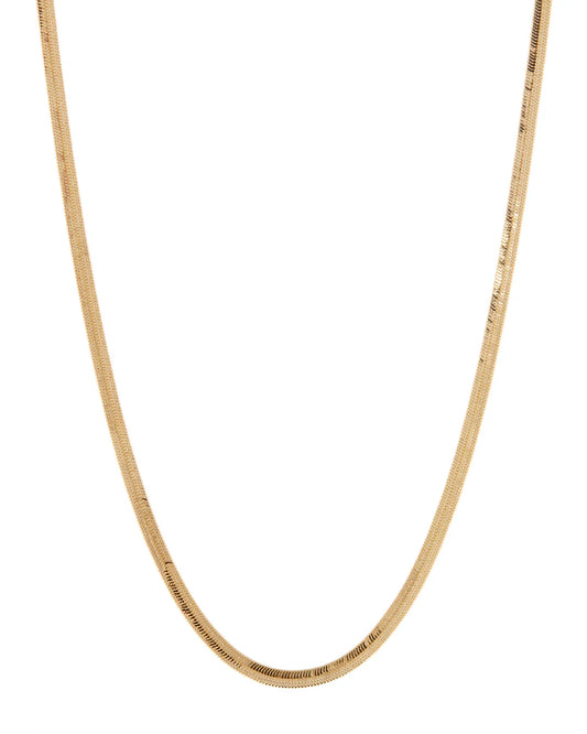 The Classique Herringbone Chain - Gold